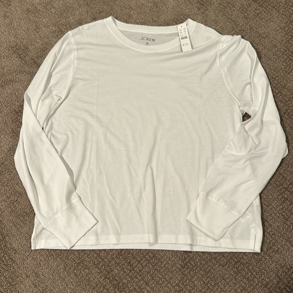 NWT J. Crew Premium Jersey Long Sleeve T